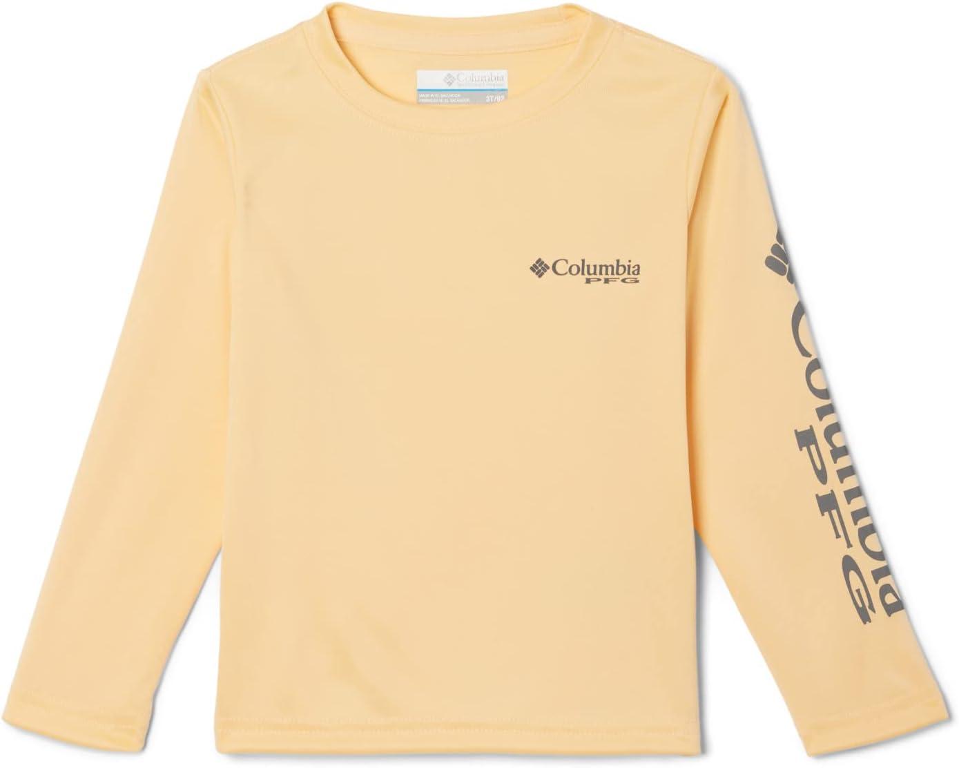 imageColumbia Boys Terminal Tackle Long Sleeve TeeCocoa ButterCity Grey Logo