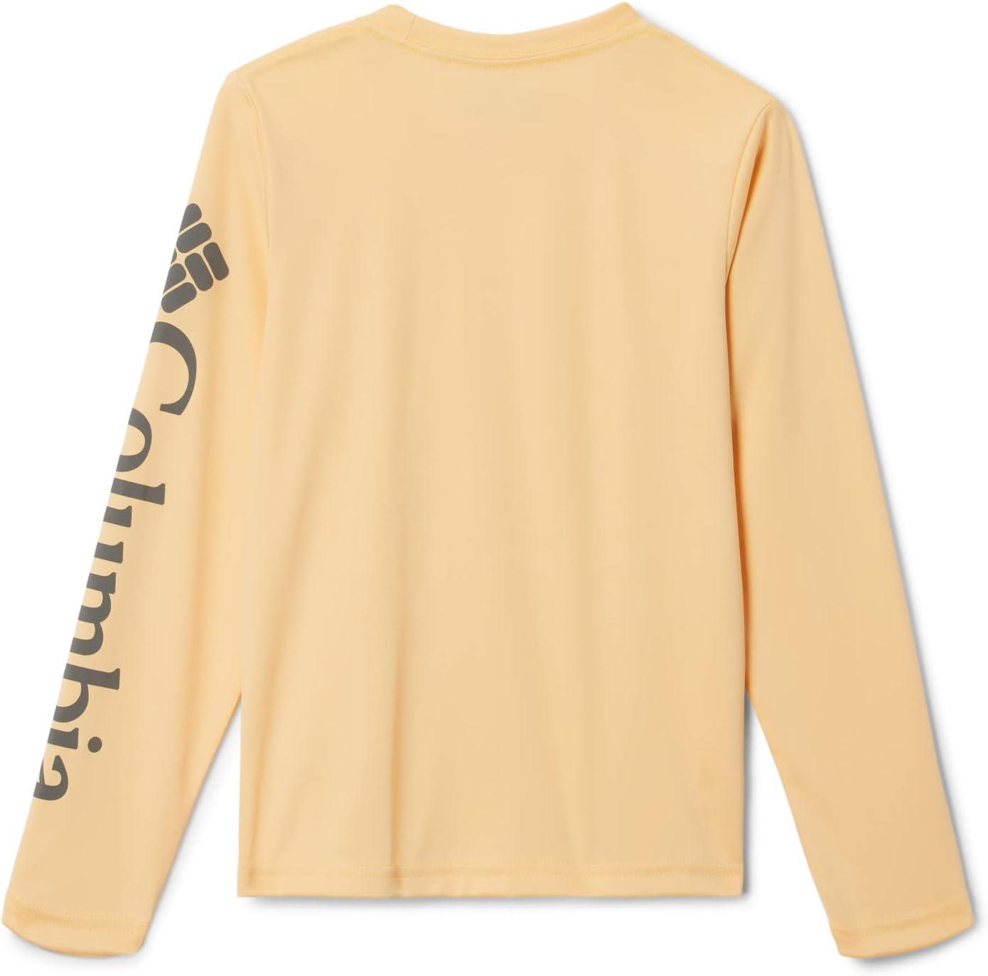 imageColumbia Boys Terminal Tackle Long Sleeve TeeCocoa ButterCity Grey Logo