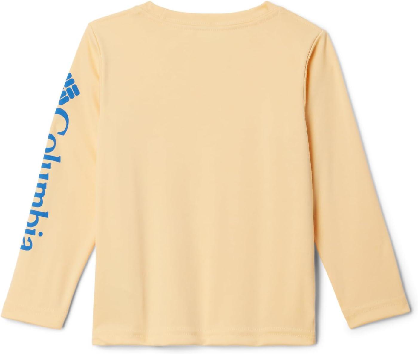 imageColumbia Boys Terminal Tackle Long Sleeve TeeCocoa ButterVivid Blue Logo