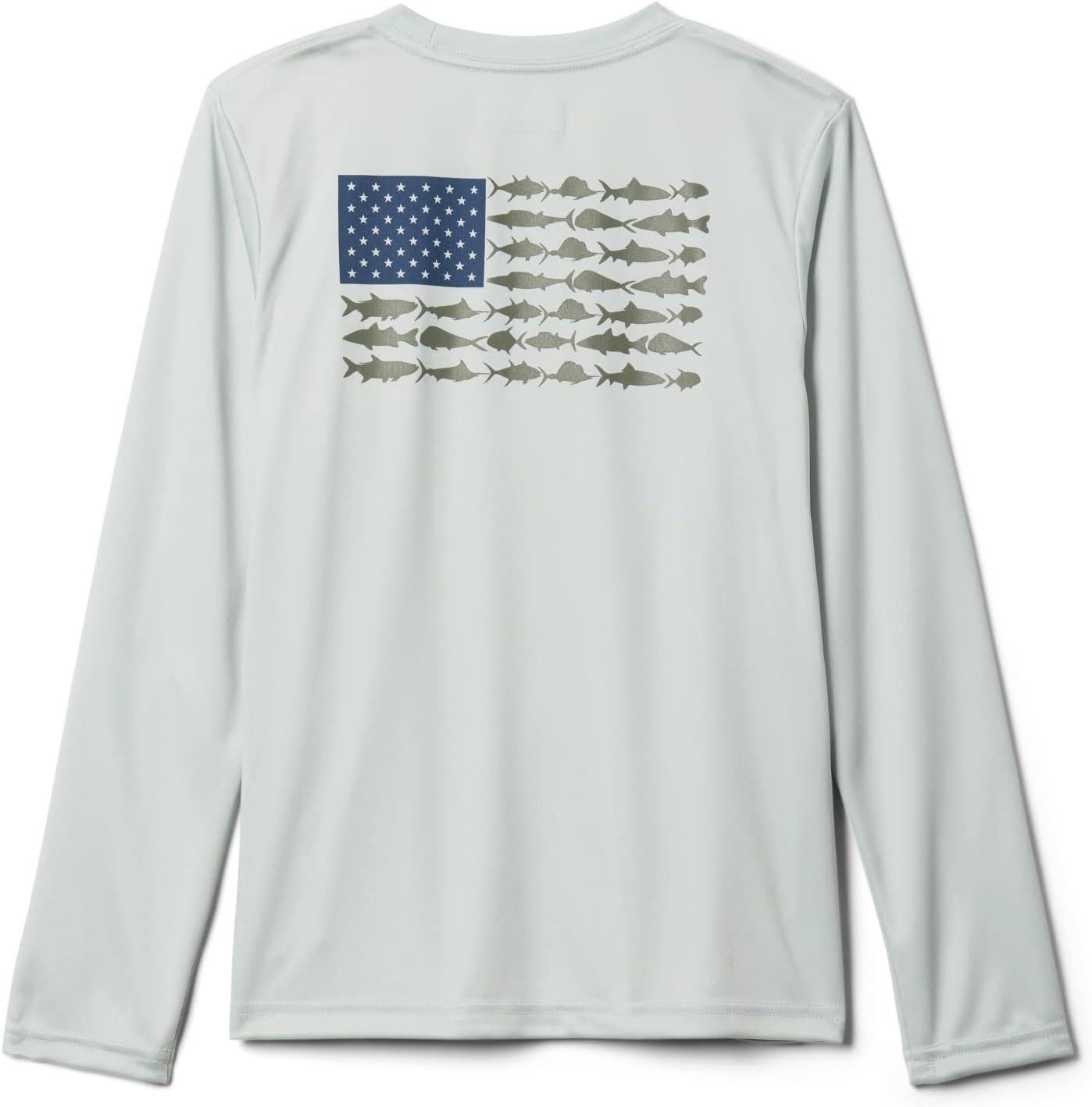 imageColumbia Boys Terminal Tackle Long Sleeve TeeCool GreenCarbon