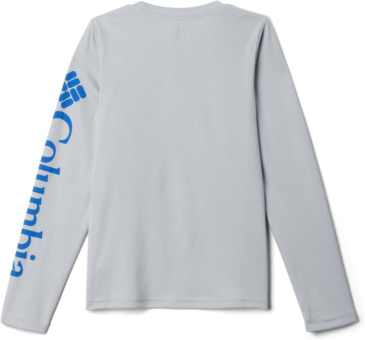 imageColumbia Boys Terminal Tackle Long Sleeve TeeCool GreyVivid Blue