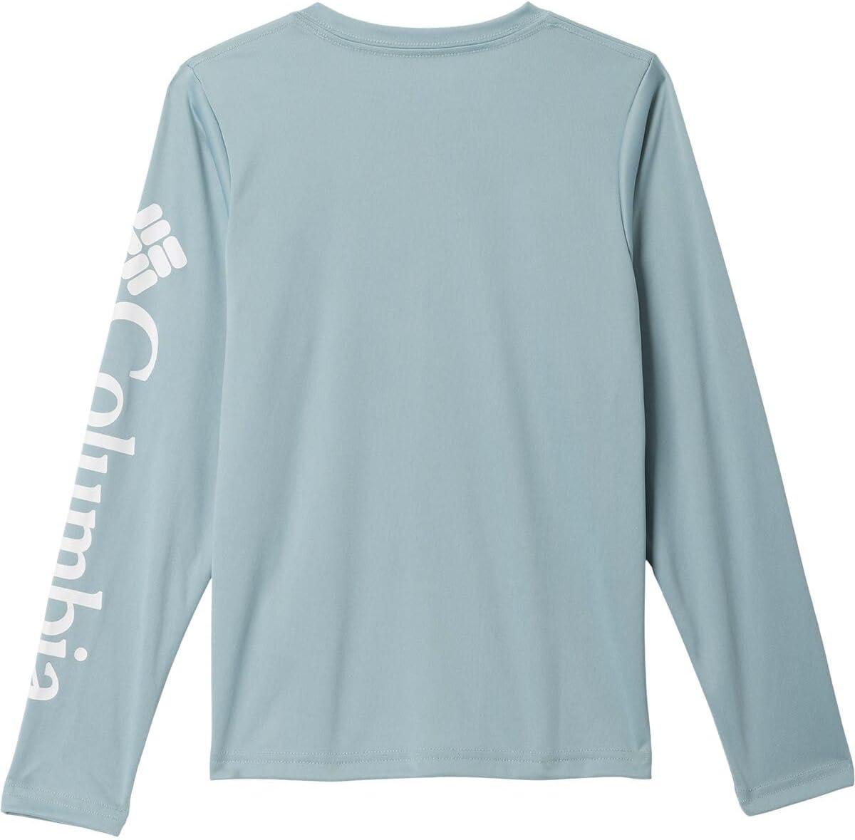 imageColumbia Boys Terminal Tackle Long Sleeve TeeCrushed BlueWhite Logo