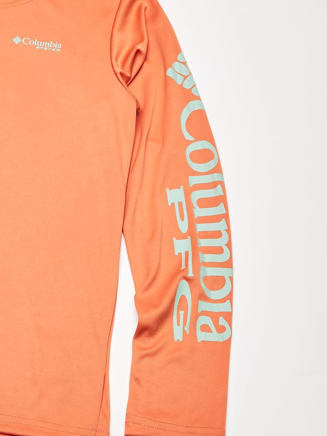 imageColumbia Boys Terminal Tackle Long Sleeve TeeDusty OrangeNew Mint Logo