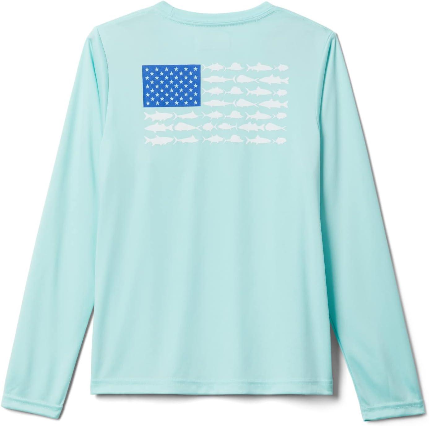 imageColumbia Boys Terminal Tackle Long Sleeve TeeGulf StreamBlue Macaw