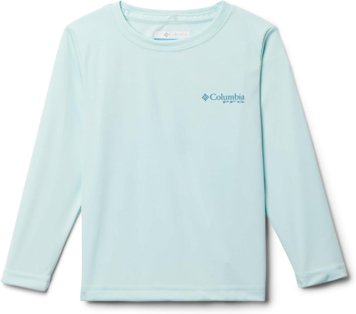 imageColumbia Boys Terminal Tackle Long Sleeve TeeIcy MornPfg Fish Flag Trout Flies