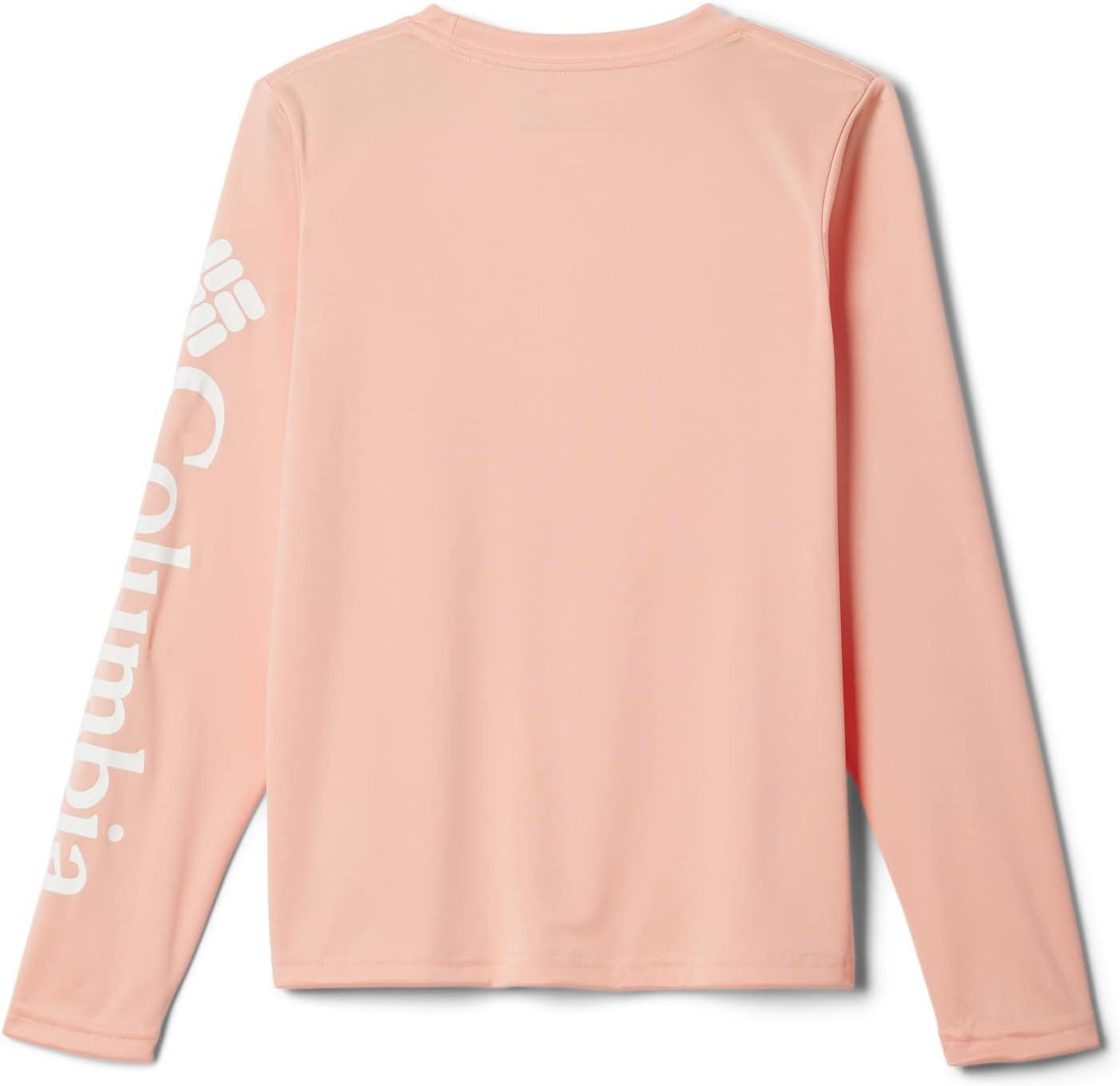 imageColumbia Boys Terminal Tackle Long Sleeve TeeLight CoralWhite Logo