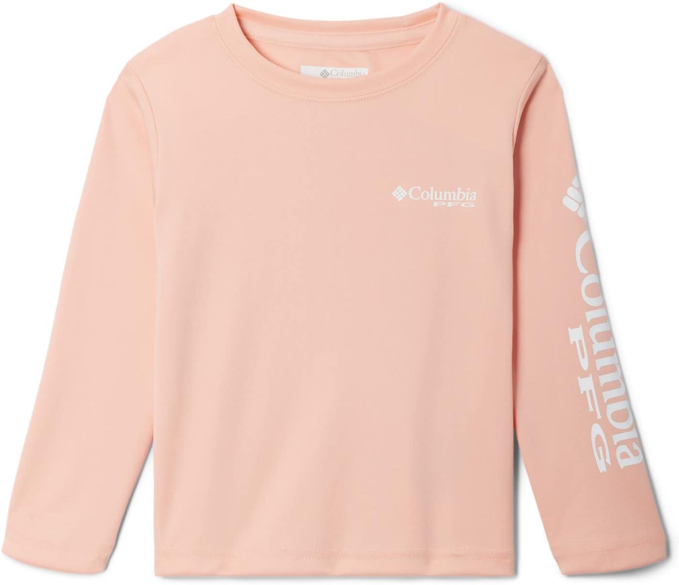 imageColumbia Boys Terminal Tackle Long Sleeve TeeLight CoralWhite Logo