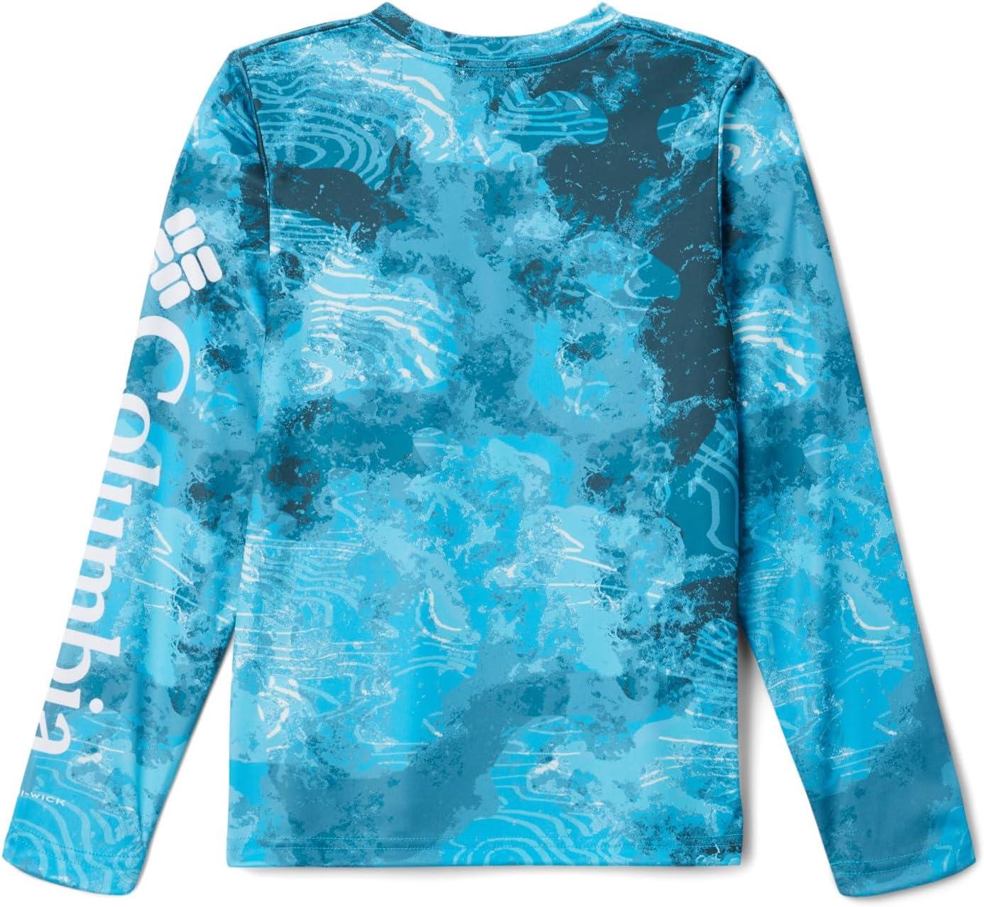 imageColumbia Boys Terminal Tackle Long Sleeve TeeOcean Blue Deepwaters Camo