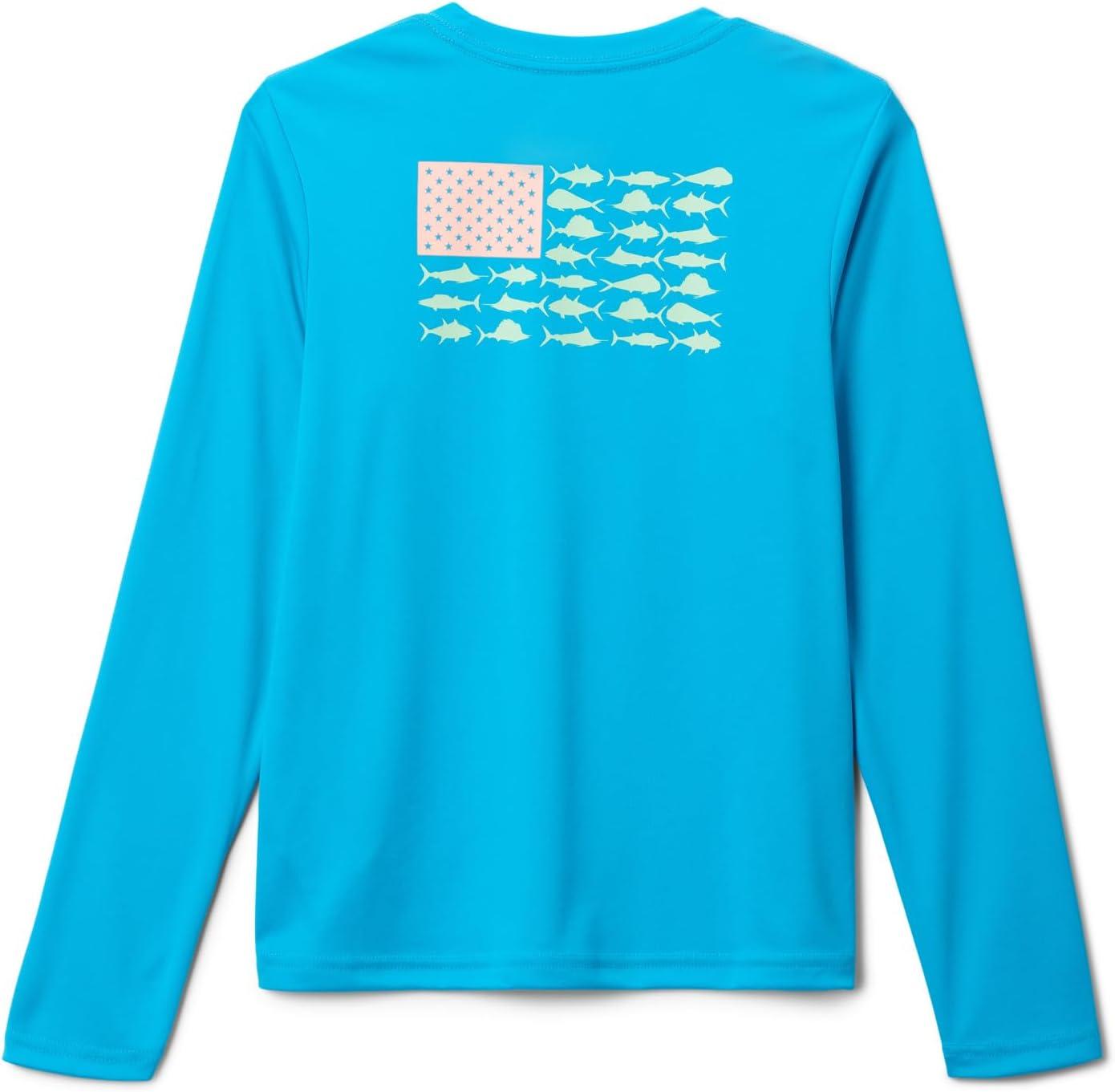 imageColumbia Boys Terminal Tackle Long Sleeve TeeOcean BluePfg Fish Flag Offshore Slam