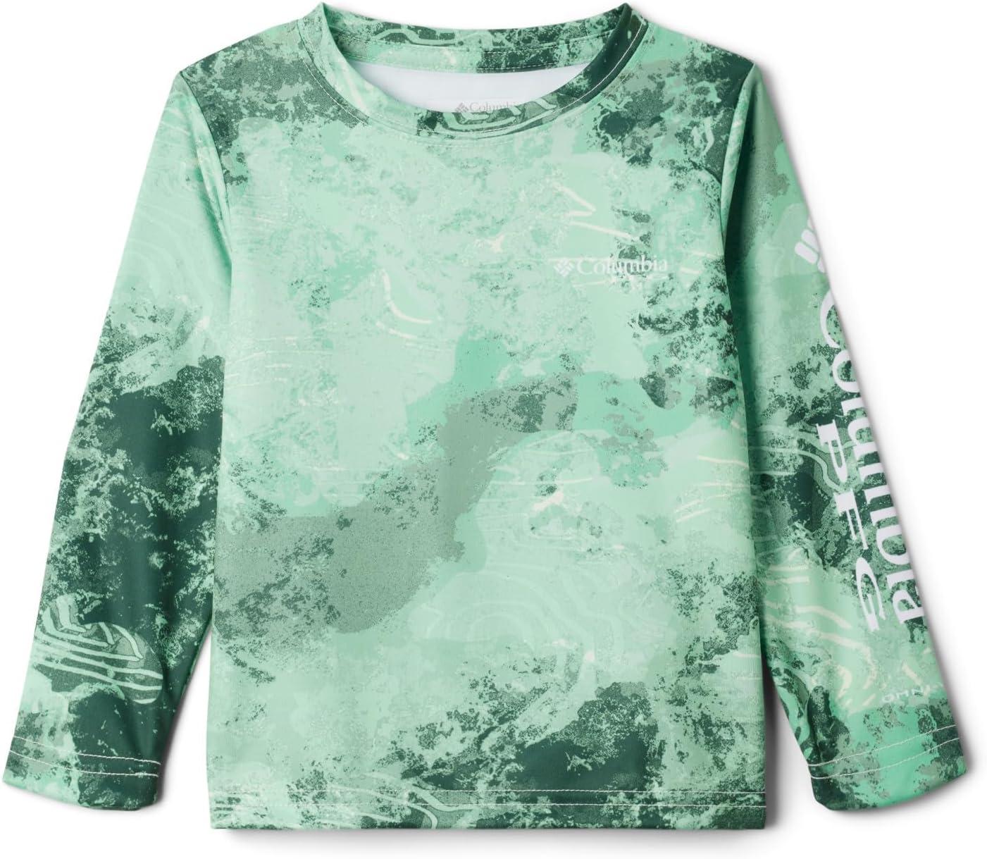 imageColumbia Boys Terminal Tackle Long Sleeve TeeOcean Mint Deepwaters Camo