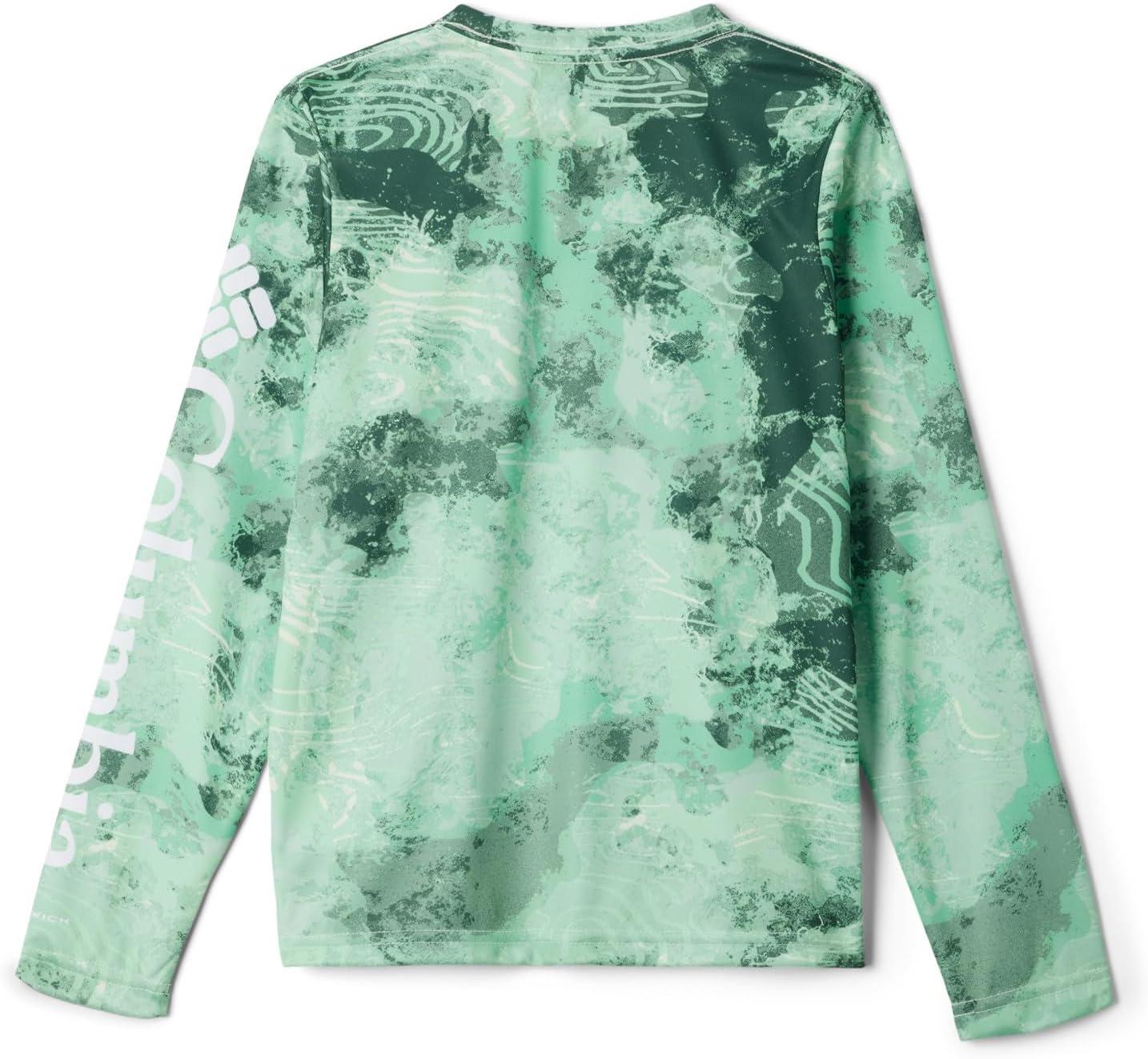 imageColumbia Boys Terminal Tackle Long Sleeve TeeOcean Mint Deepwaters Camo