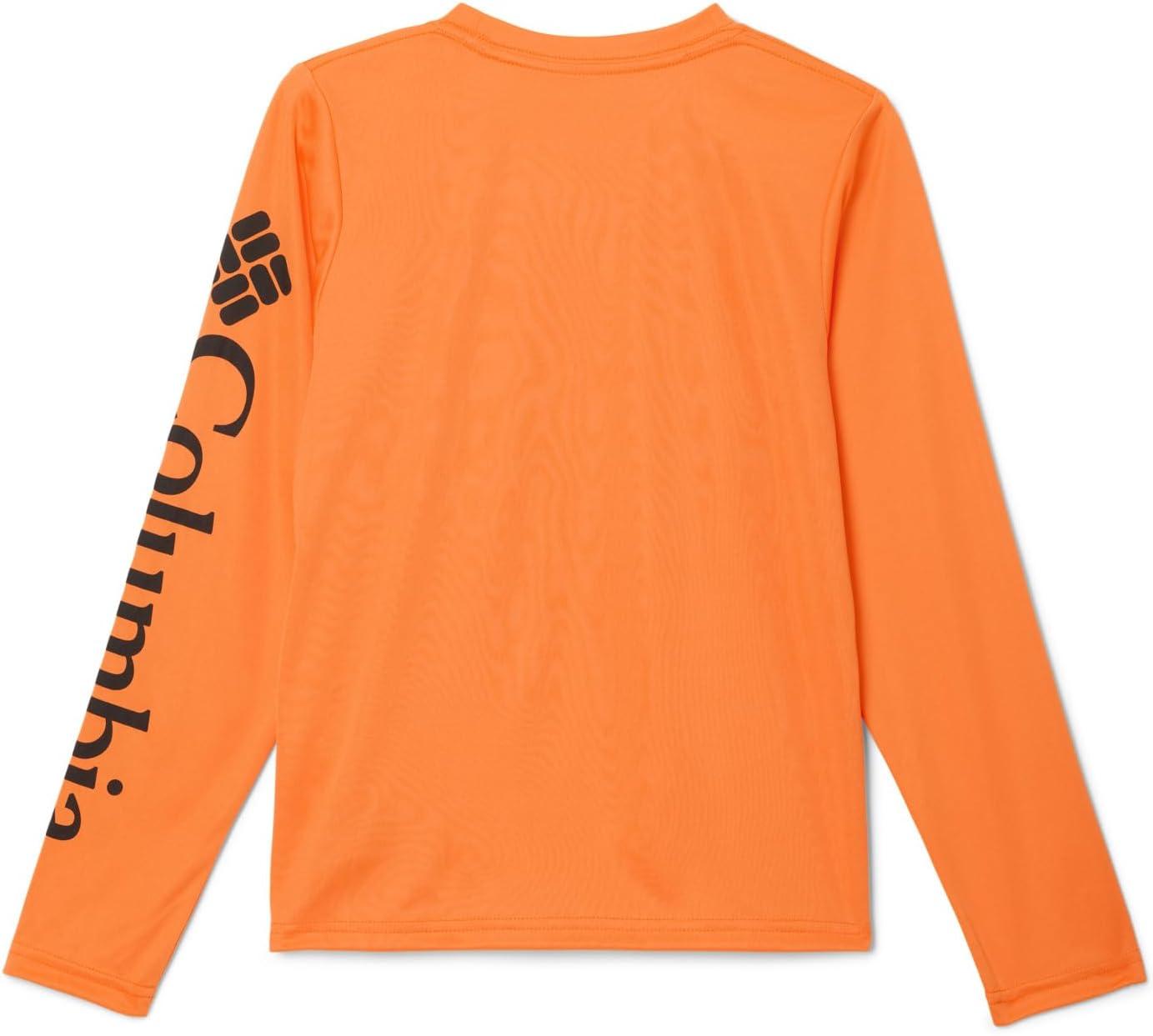 imageColumbia Boys Terminal Tackle Long Sleeve TeeOrange BlastBlack Logo