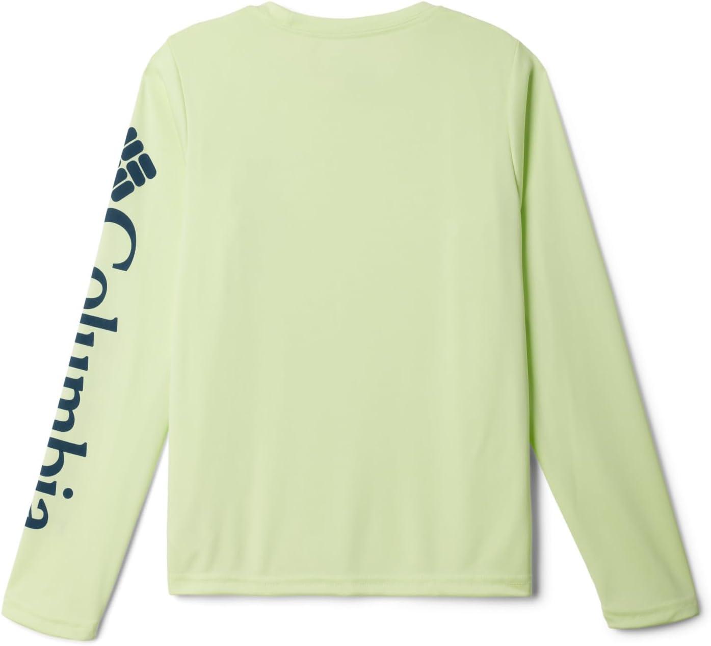 imageColumbia Boys Terminal Tackle Long Sleeve TeeSpring YellowMidnight Teal Logo