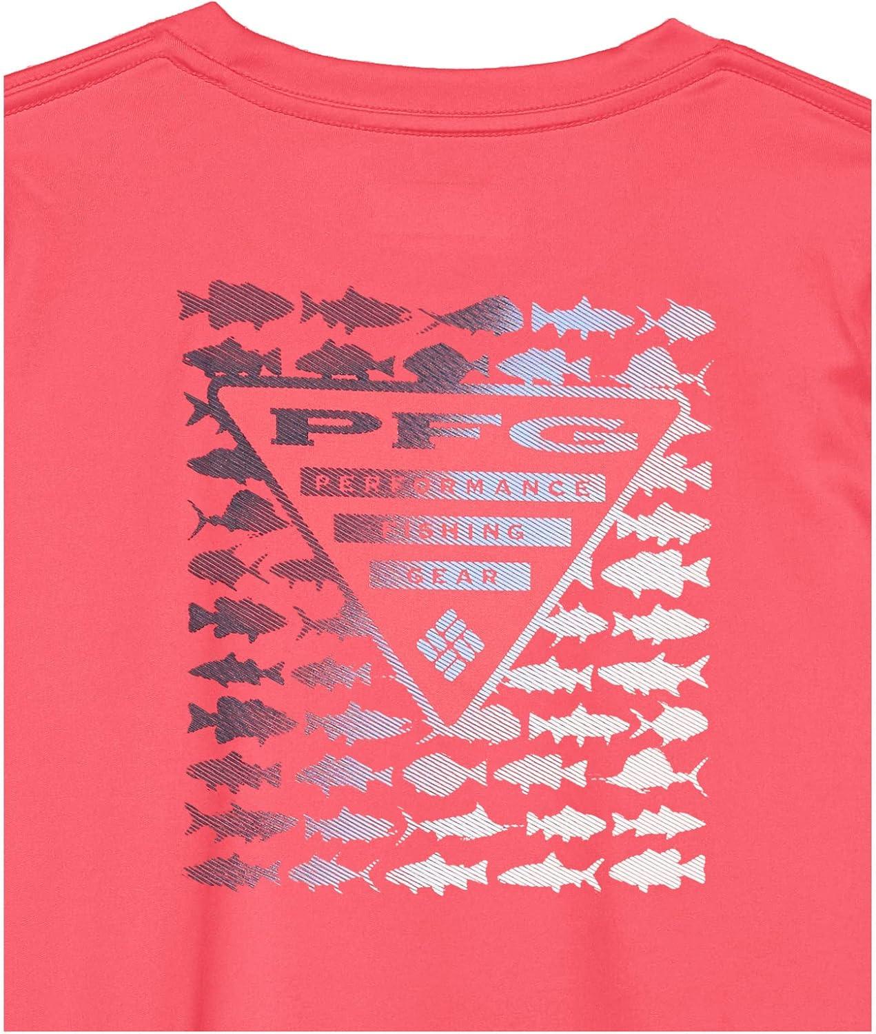 imageColumbia Boys Terminal Tackle Long Sleeve TeeSunset RedPfg Elements