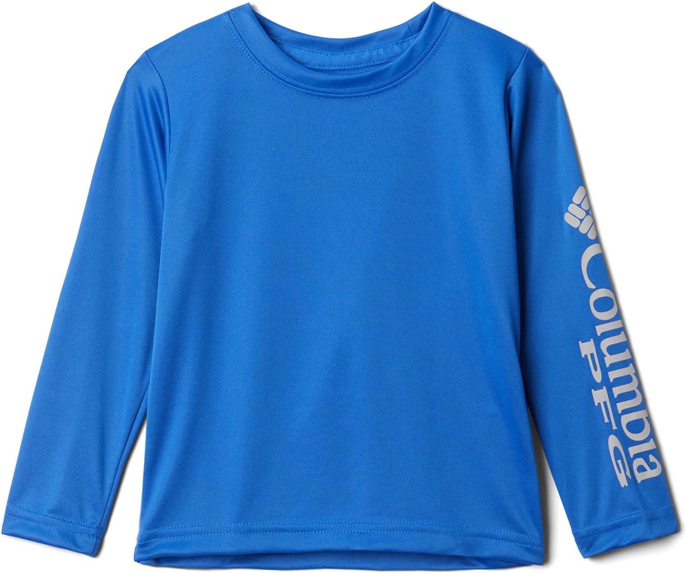 imageColumbia Boys Terminal Tackle Long Sleeve TeeVivid BlueCool Grey