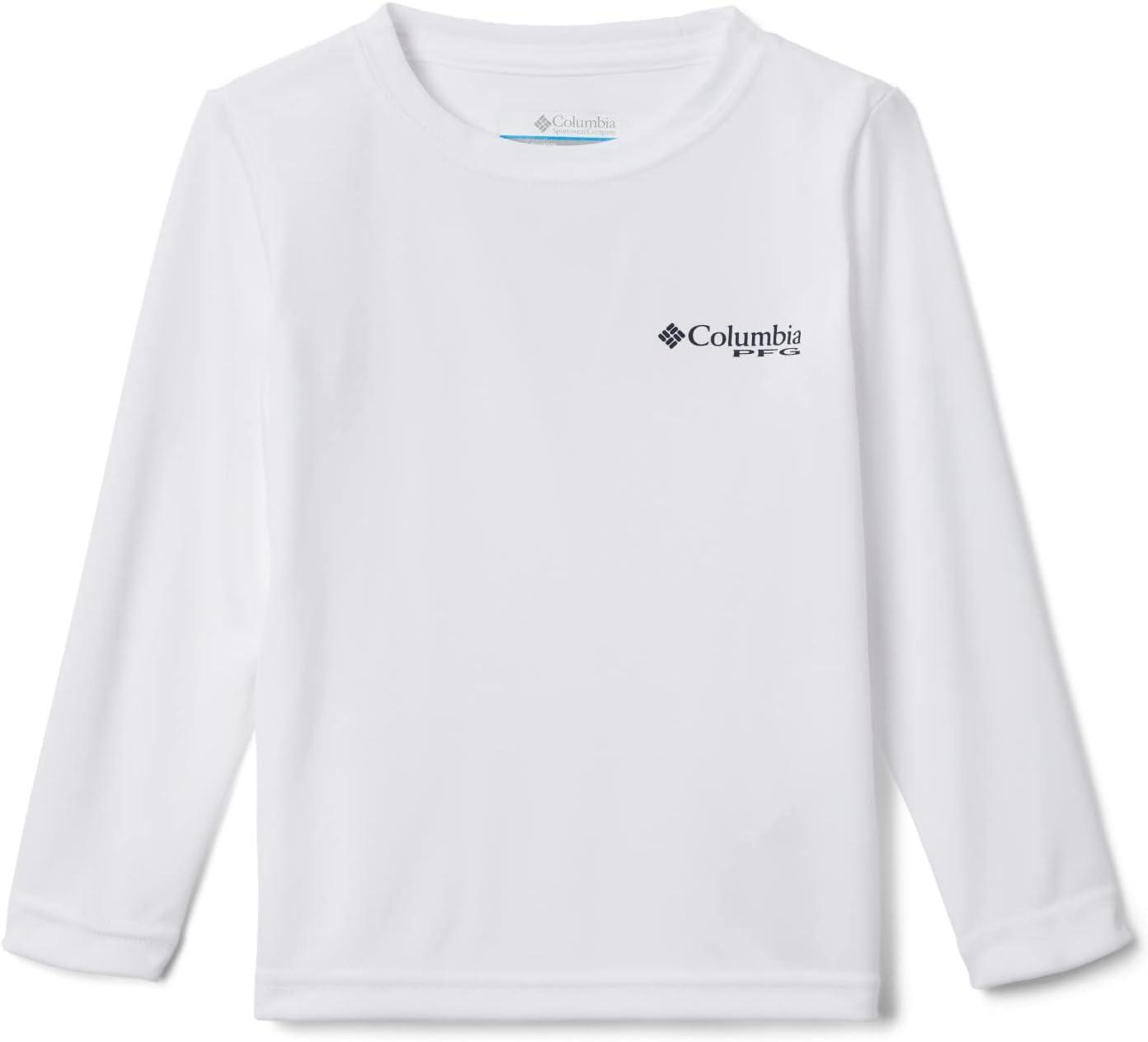 imageColumbia Boys Terminal Tackle Long Sleeve TeeWhiteCollegiate Navy