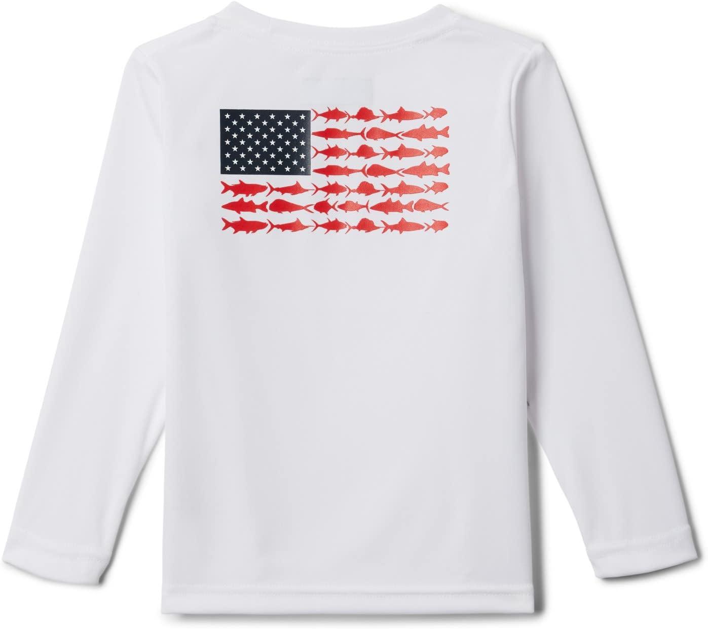 imageColumbia Boys Terminal Tackle Long Sleeve TeeWhiteCollegiate Navy