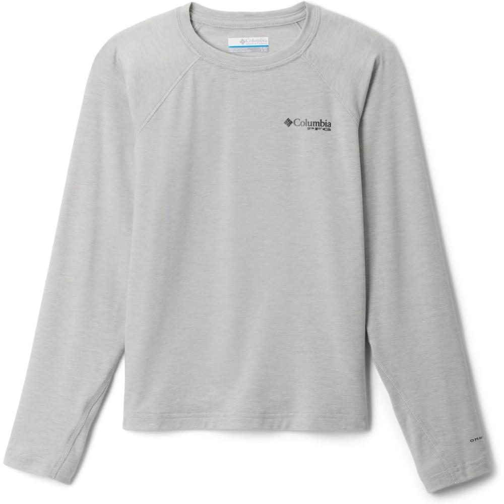 imageColumbia Boys PFG Uncharted Long Sleeve ShirtCool Grey Heather
