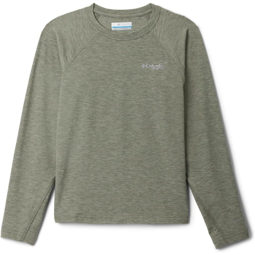 imageColumbia Boys PFG Uncharted Long Sleeve ShirtCypress Heather