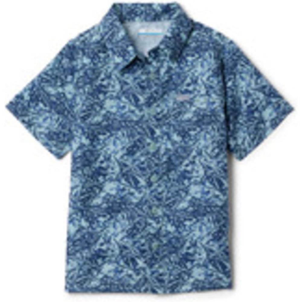imageColumbia Boys Slack Tide Short Sleeve Camp ShirtSlack Tide Short Sleeve Camp ShirtCrushed Blue Marlin Palms