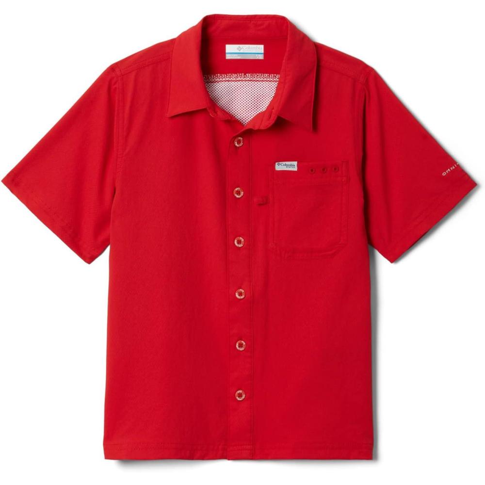 imageColumbia Boys Slack Tide Short Sleeve Camp ShirtSlack Tide Short Sleeve Camp ShirtRed Spark