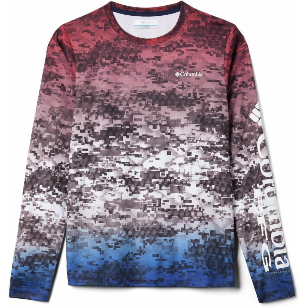imageColumbia Boys Terminal Tackle Long Sleeve TeeAmericana Digi Camo Fade