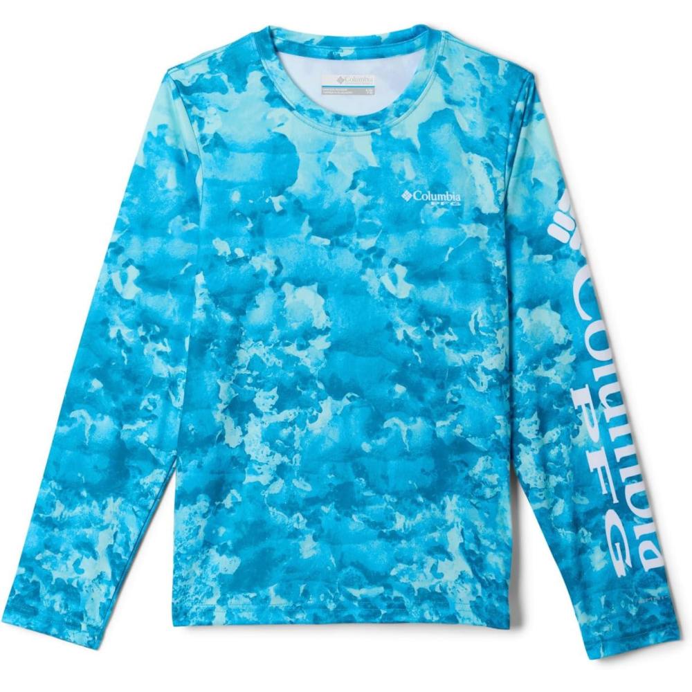imageColumbia Boys Terminal Tackle Long Sleeve TeeBlue Echo Seamoss