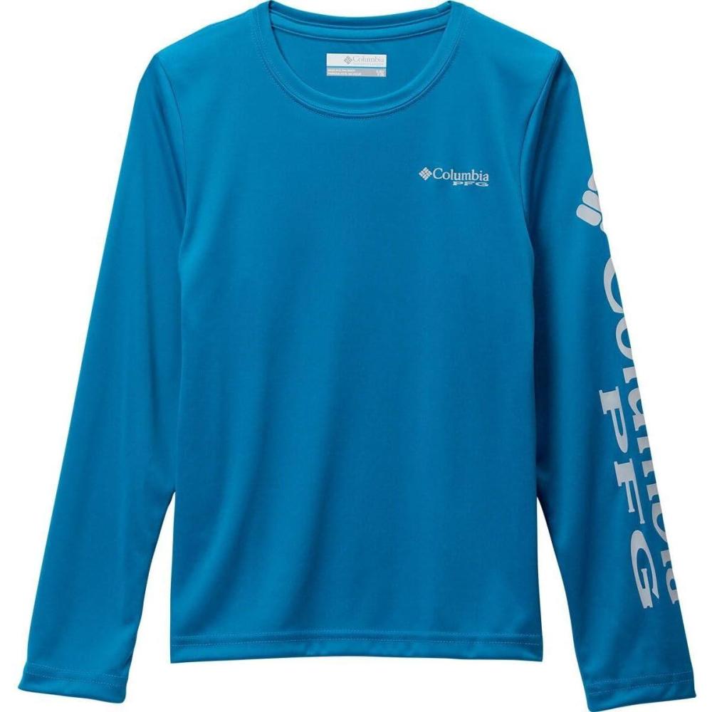 imageColumbia Boys Terminal Tackle Long Sleeve TeeBlue EchoCool Grey Logo