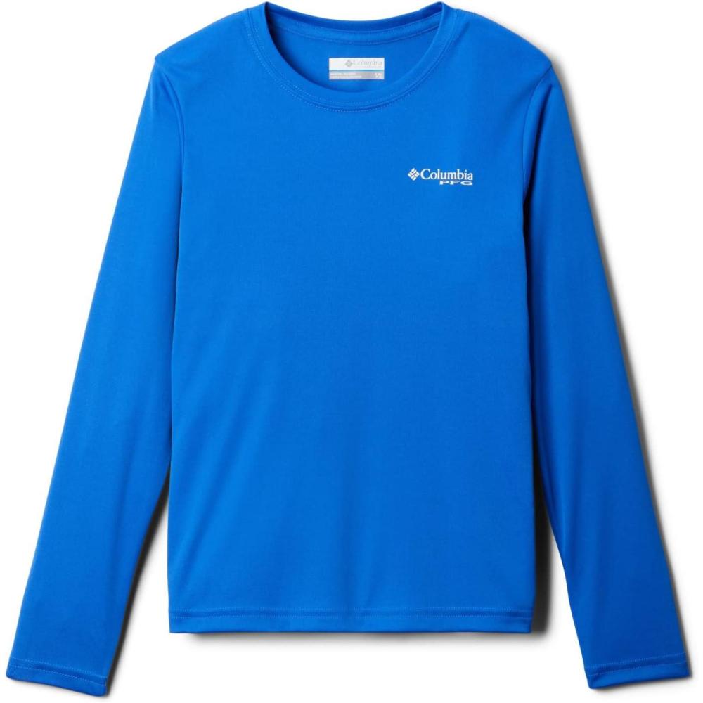 imageColumbia Boys Terminal Tackle Long Sleeve TeeBlue MacawWhite Marlin