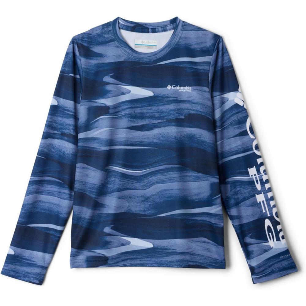 imageColumbia Boys Terminal Tackle Long Sleeve TeeCollegiate Navy Obsidian