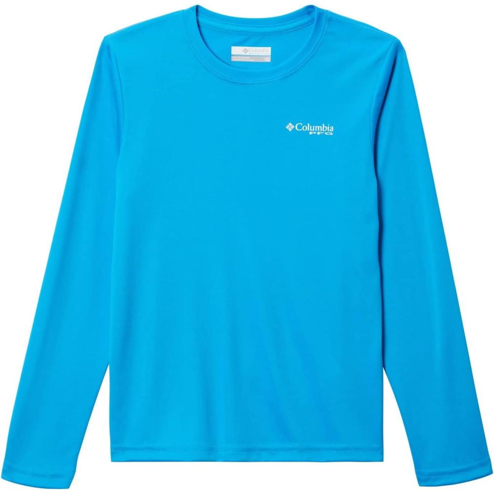 imageColumbia Boys Terminal Tackle Long Sleeve TeeCompass BlueWhite
