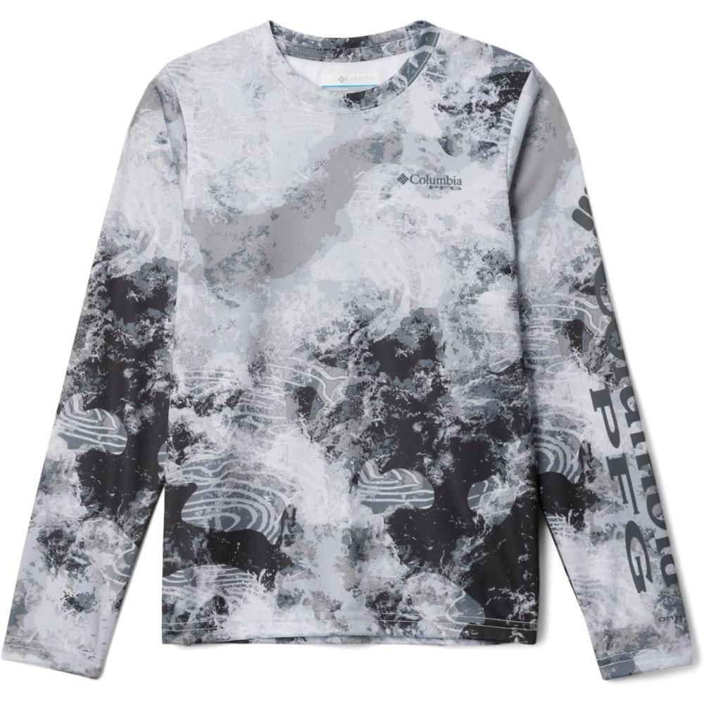 imageColumbia Boys Terminal Tackle Long Sleeve TeeCool Grey Deepwaters Camo