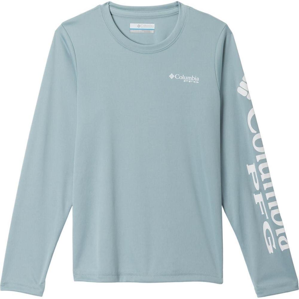 imageColumbia Boys Terminal Tackle Long Sleeve TeeCrushed BlueWhite Logo