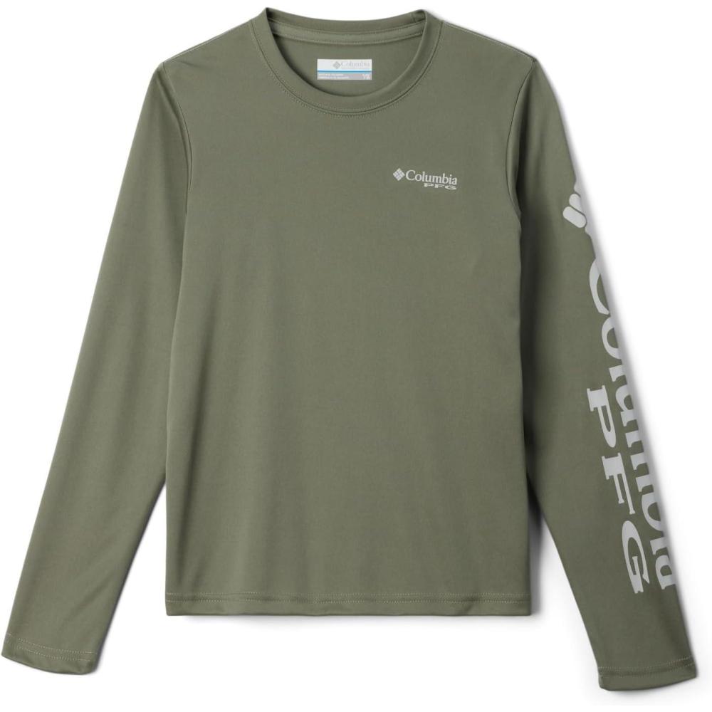 imageColumbia Boys Terminal Tackle Long Sleeve TeeCypressCool Grey Logo