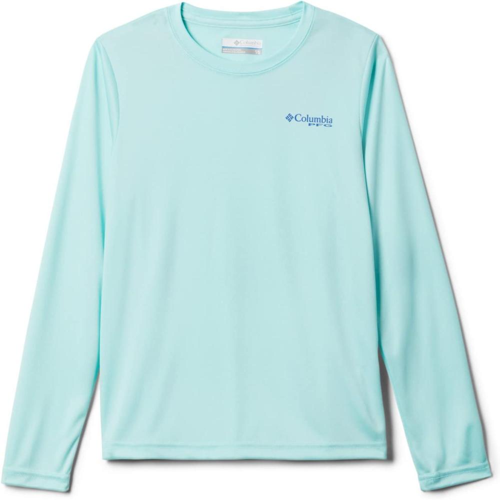imageColumbia Boys Terminal Tackle Long Sleeve TeeGulf StreamBlue Macaw