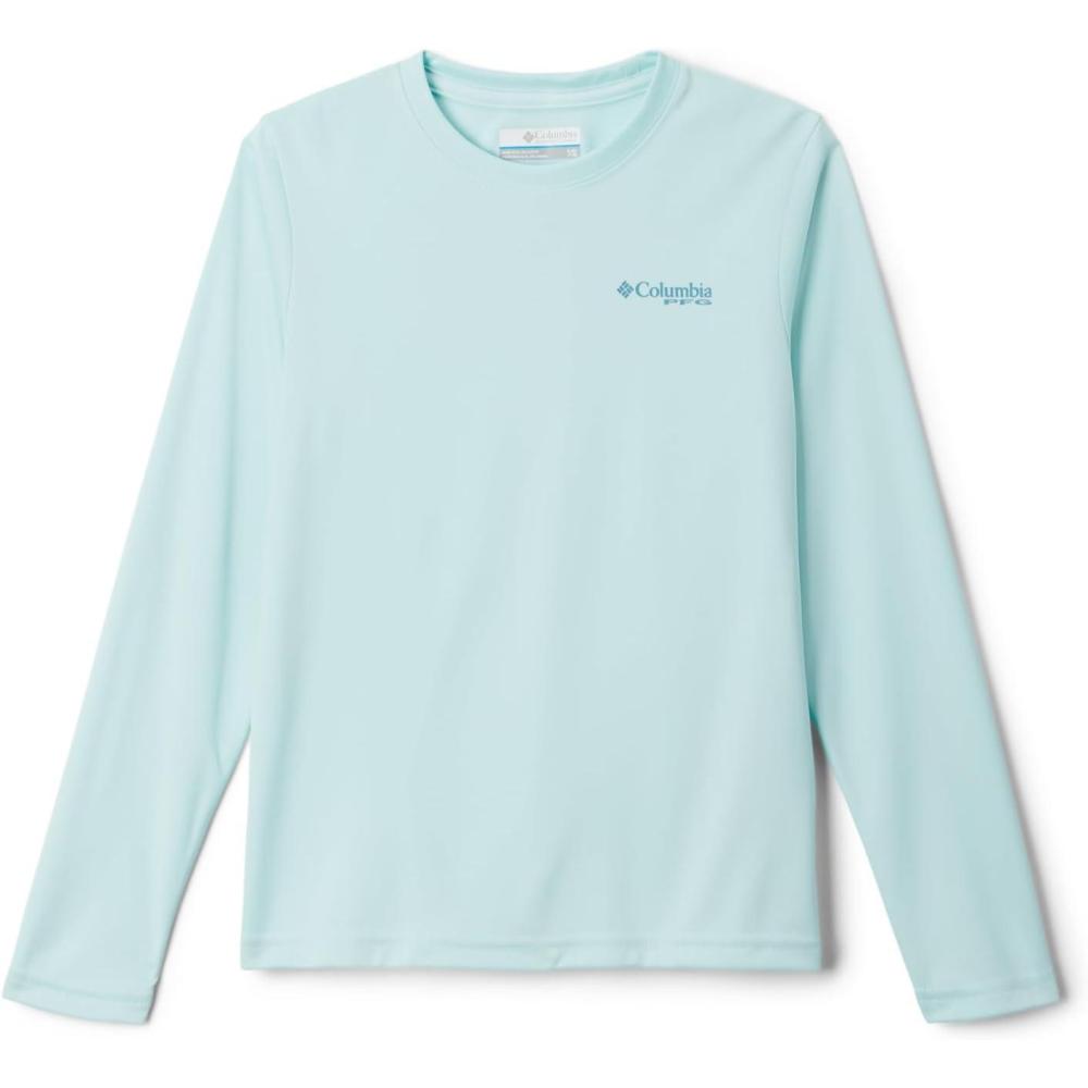 imageColumbia Boys Terminal Tackle Long Sleeve TeeIcy MornPfg Fish Flag Trout Flies