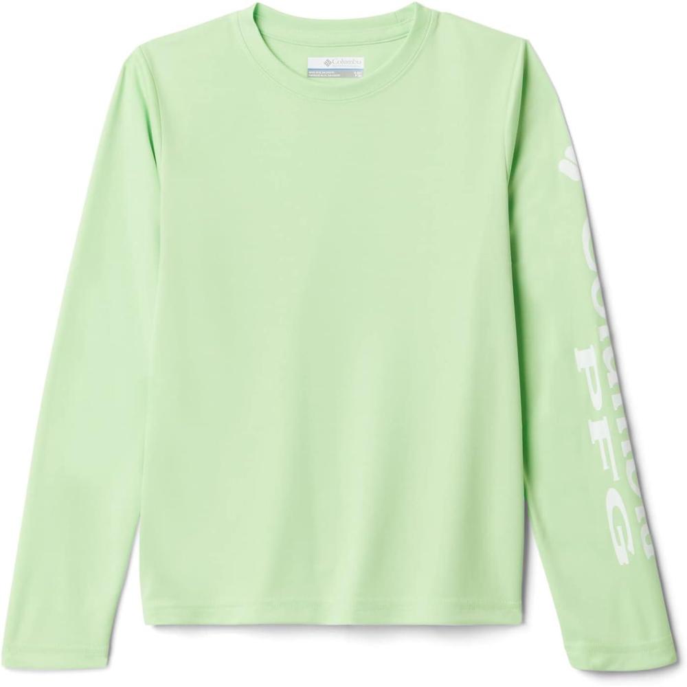 imageColumbia Boys Terminal Tackle Long Sleeve TeeLime GlowWhite Logo