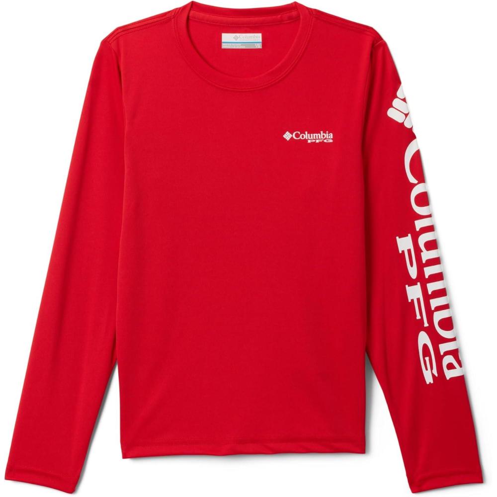 imageColumbia Boys Terminal Tackle Long Sleeve TeeRed Spark