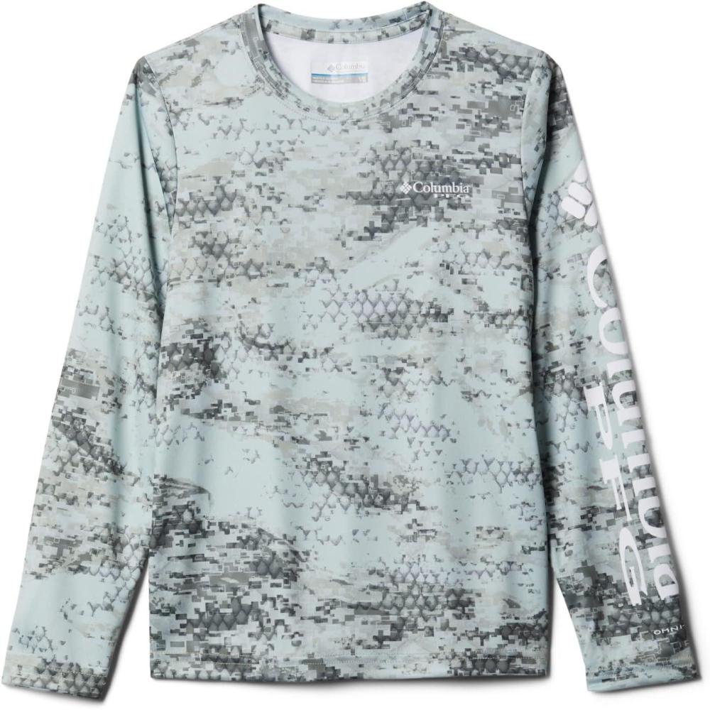 imageColumbia Boys Terminal Tackle Long Sleeve TeeSafari Pfg Camo Print