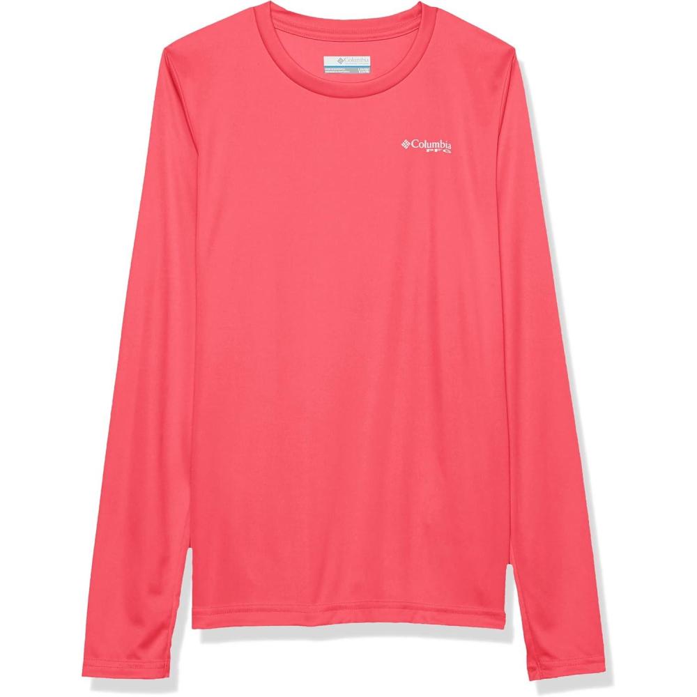 imageColumbia Boys Terminal Tackle Long Sleeve TeeSunset RedPfg Elements