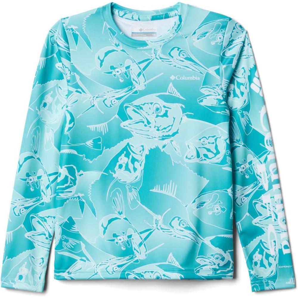 imageColumbia Boys Terminal Tackle Long Sleeve TeeTropic Water Fish Frenzy