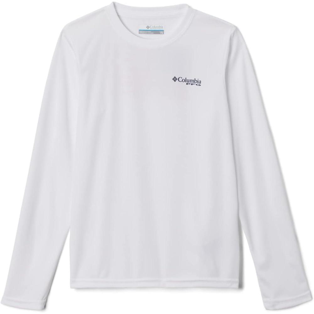imageColumbia Boys Terminal Tackle Long Sleeve TeeWhiteCollegiate Navy