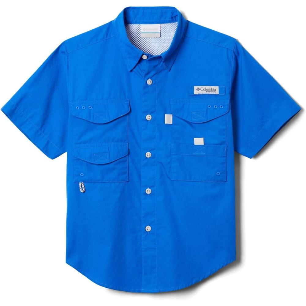 imageColumbia Sportswear Mens Bonehead Short Sleeve ShirtBlue Macaw