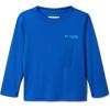 Columbia Boys’ Terminal Tackle Long Sleeve Tee(Blue Macaw/Atoll)
