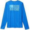 Columbia Boys’ Terminal Tackle Long Sleeve Tee(Blue Macaw/Atoll)
