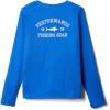 Columbia Boys’ Terminal Tackle Long Sleeve Tee(Blue Macaw/White – Marlin)