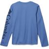 Columbia Boys’ Terminal Tackle Long Sleeve Tee(Bluebell/Collegiate Navy Logo)
