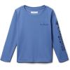 Columbia Boys’ Terminal Tackle Long Sleeve Tee(Bluebell/Collegiate Navy Logo)
