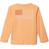 Columbia Boys’ Terminal Tackle Long Sleeve Tee(Bright Nectar Fish Flag Mid Atlantic)