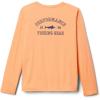 Columbia Boys’ Terminal Tackle Long Sleeve Tee(Bright Nectar/Carbon – Marlin)